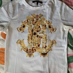 AUTHENTIC ROBERTO CAVALLI LOGO TEE